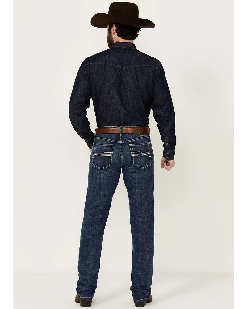 Ariat Men's M8 Champ Ashton Medium Wash Modern Slim Fit Stretch Denim Jeans