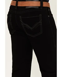Rock & Roll Denim Men's Revolver Black Slim Straight Reflex Jeans
