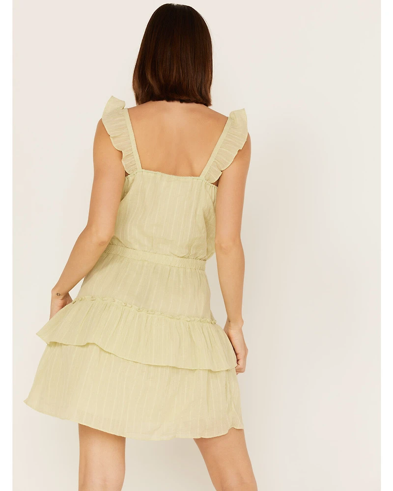 Heartloom Women's Rianne Ruffle Tiered Mini Dress