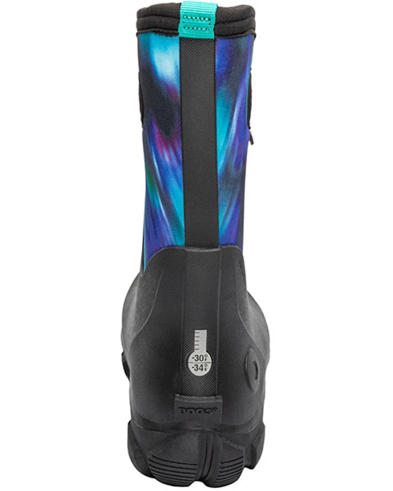 Bogs Boys' Classic Seamless Northern Lights Rubber Boots