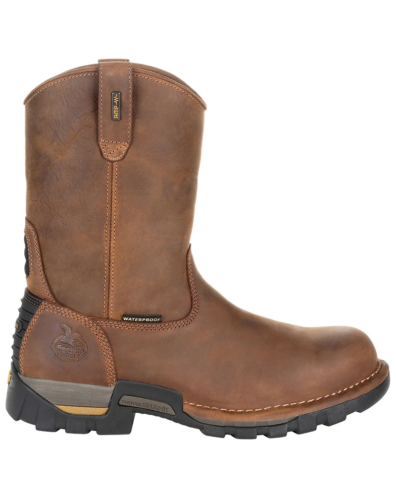 Georgia Boot Men's Eagle One Waterproof Pull On Work Boots - Soft Toe