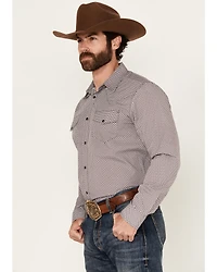 Gibson Trading Co Men's Star Struck Geo Print Long Sleeve Snap Western Shirt