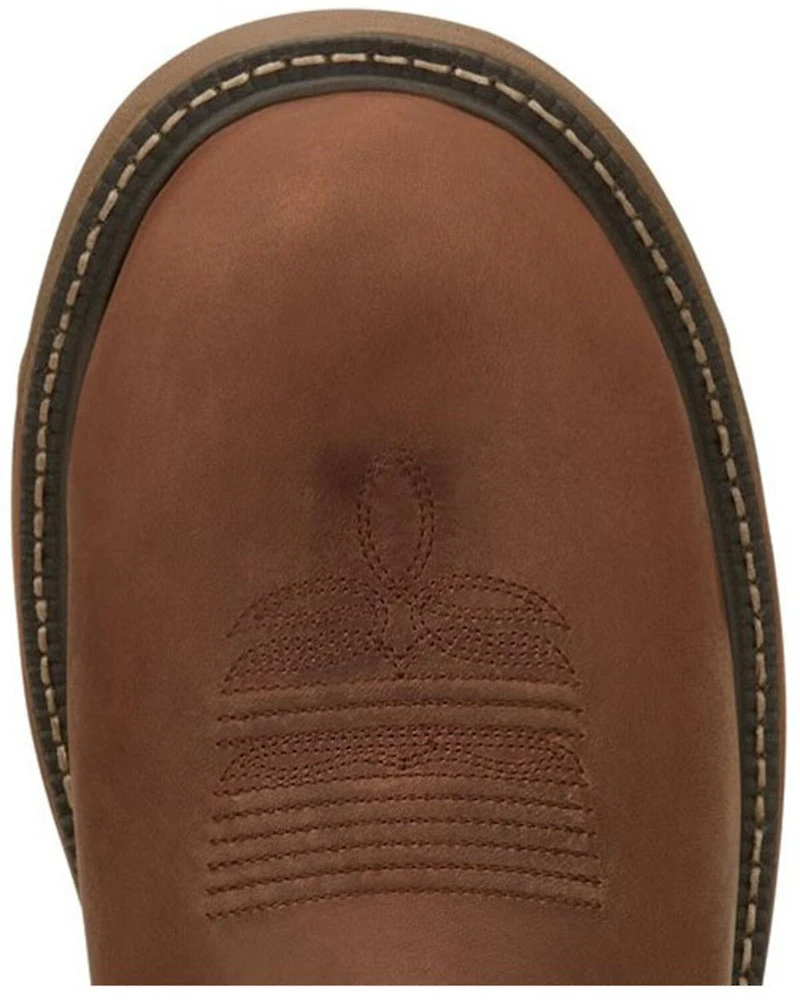 Justin Men's Rush Barley Western Work Boots - Soft Toe