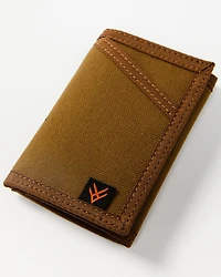 Hawx Men's Pecan Nylon Bi-Fold Wallet