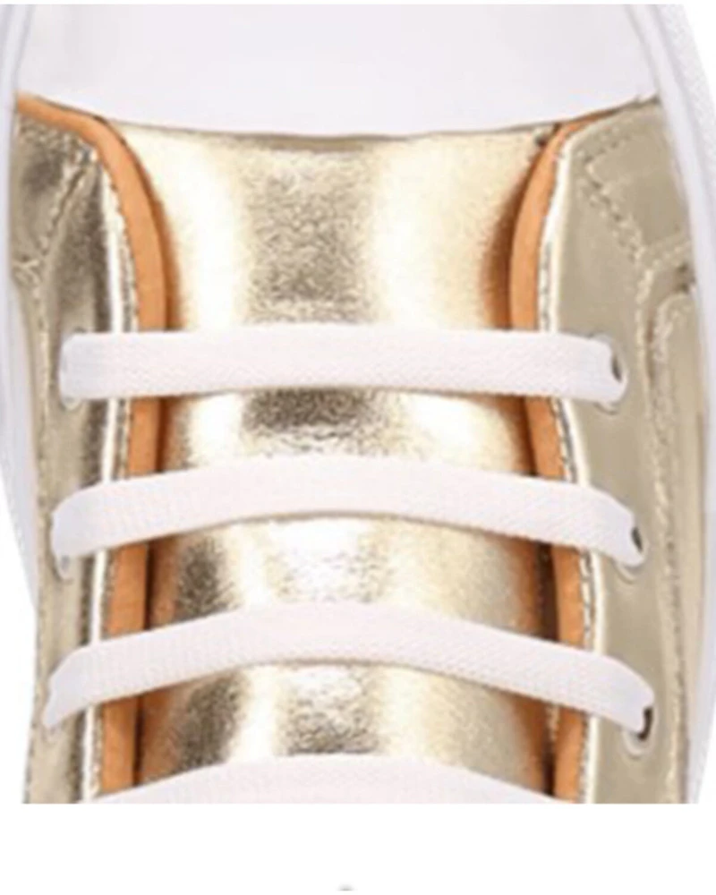 Dingo Women's Knarly Metallic High Top Sneaker