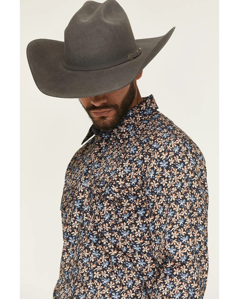 Cody James Men's Howdy Haven Floral Print Long Sleeve Snap Western Shirt