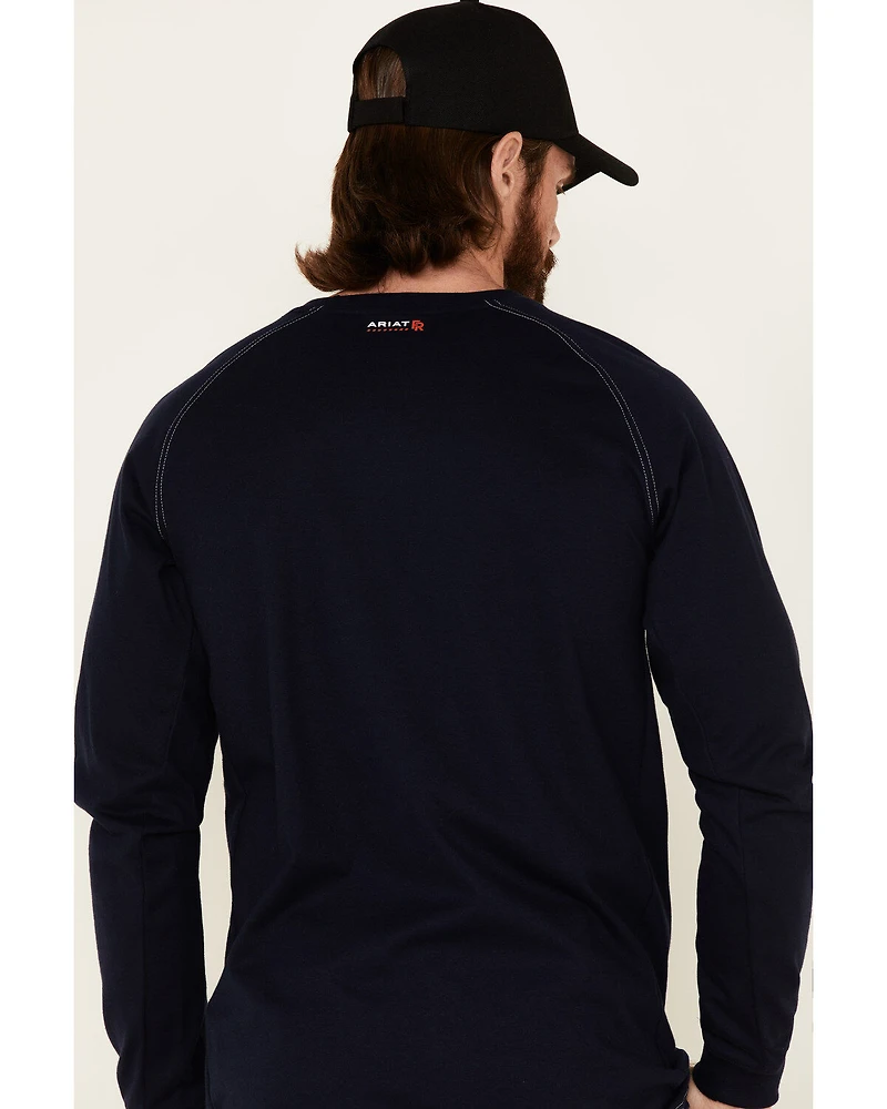 Ariat Men's Knit Fire Resistant Work Crew Long Sleeve