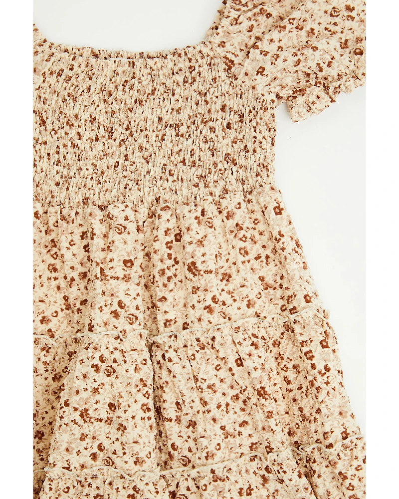 Yura Toddler Girls' Floral Print Dress
