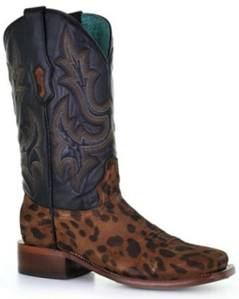 Corral Women's Embroidered Western Boots - Broad Square Toe