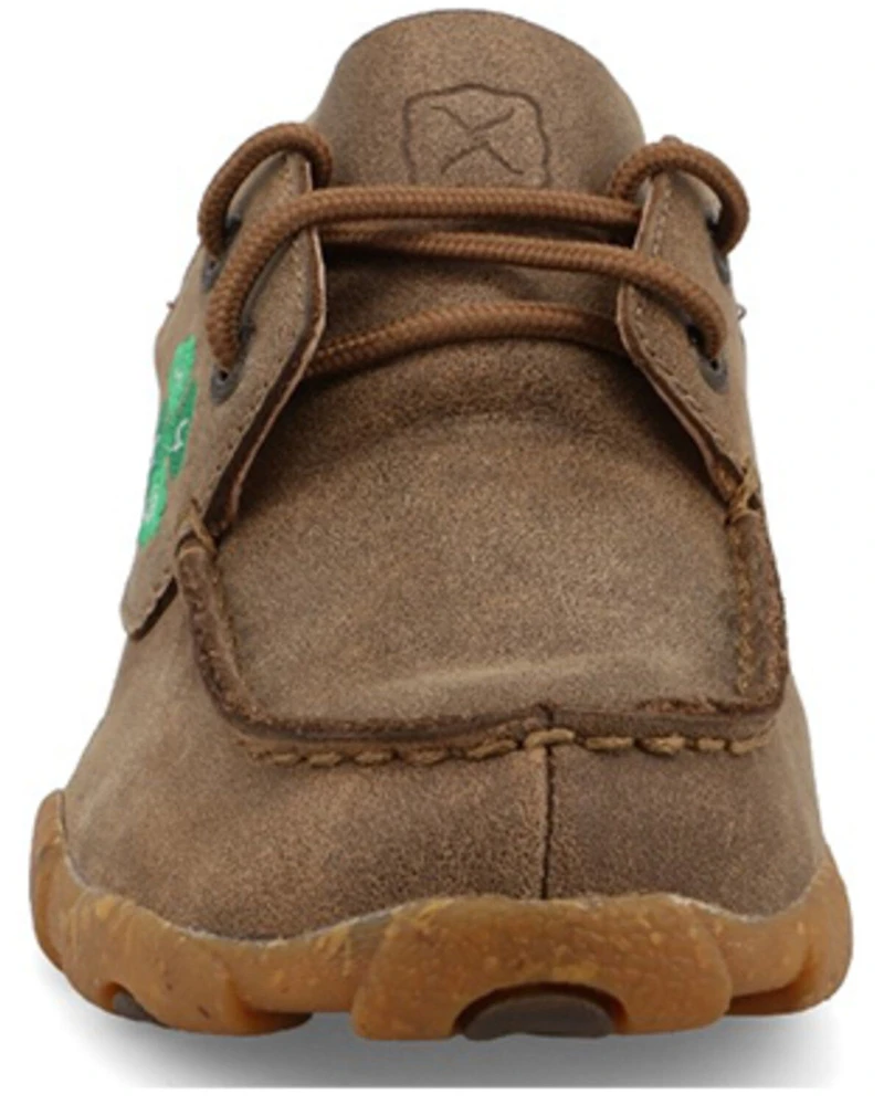 Twisted X Boys' Driving Moc Boat Shoe Mocs