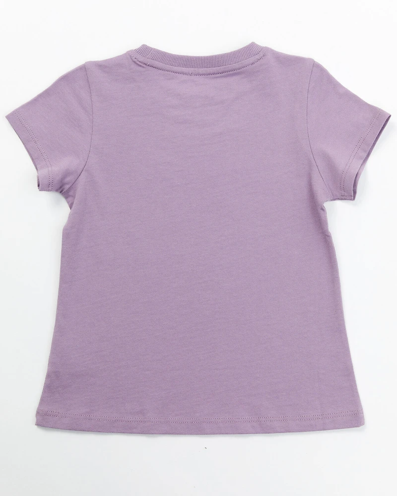 Shyanne Toddler Girls' Howdy Short Sleeve Graphic Tee