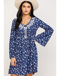 Roper Women's Floral Print Mini Dress