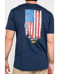 Ariat Men's Rebar Cotton Strong American Grit Work T-Shirt