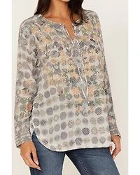 Johnny Was Women's Lakeside Darlyn Embroidered Blouse