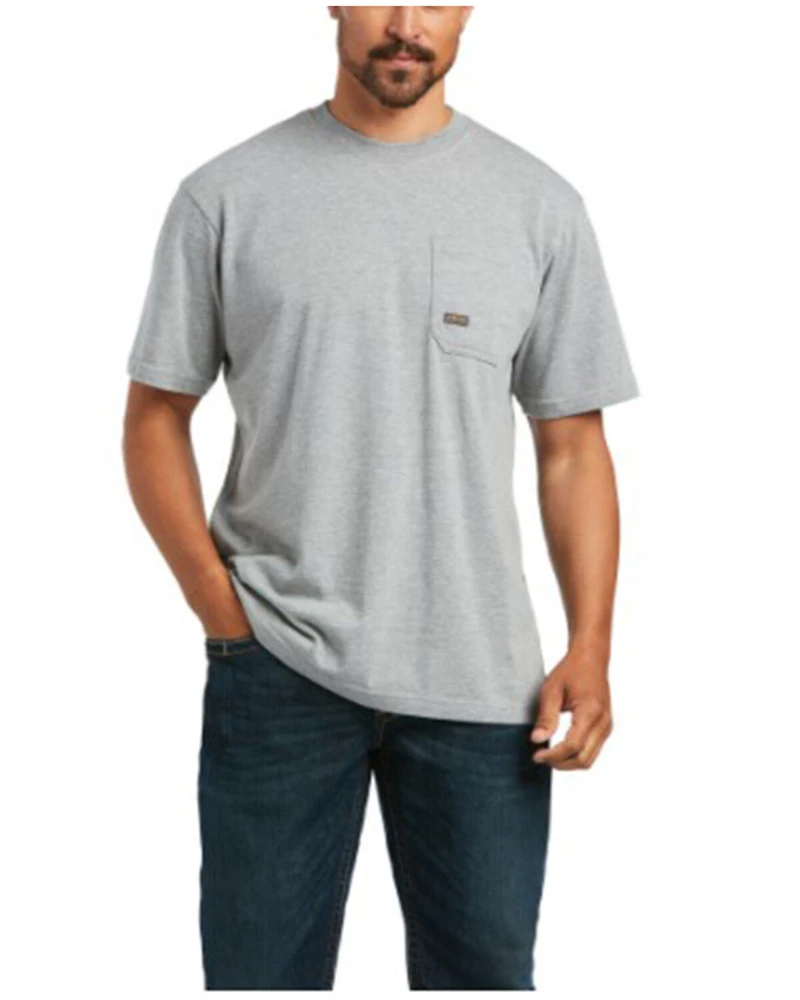 Ariat Men's Rebar Cotton Strong Mexico Pride Graphic Short Sleeve Work T-Shirt
