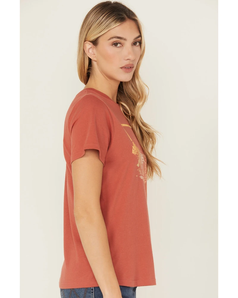 Wrangler Women's Desert Logo Short Sleeve Graphic Tee