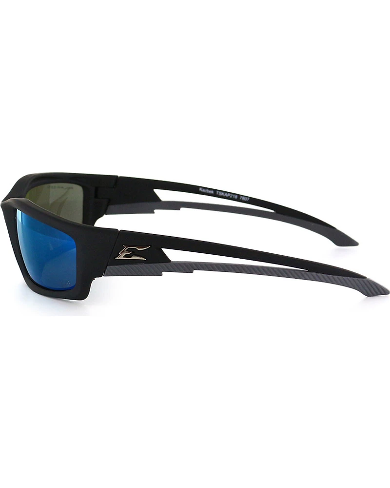 Edge Eyewear Men's Kazbek Polarized Aqua Precision Safety Sunglasses