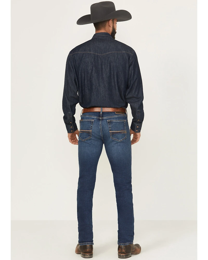 Ariat Men's M8 Kenny Medium Wash Modern Slim Tek Stretch Denim Jeans