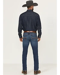 Ariat Men's M8 Kenny Medium Wash Modern Slim Tek Stretch Denim Jeans