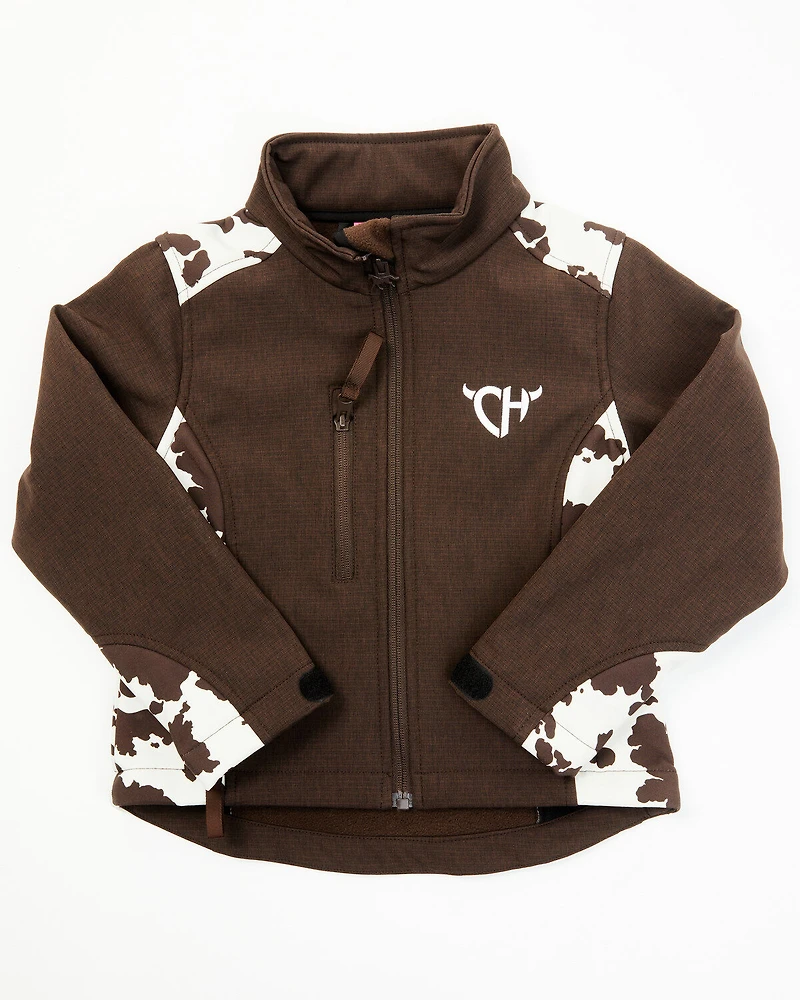 Cowgirl Hardware Toddler Girls' Cow Print Jacket