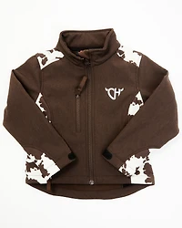 Cowgirl Hardware Toddler Girls' Cow Print Jacket