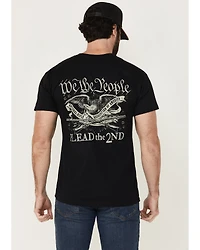 Buckwear Men's NRA We Plead The 2nd Short Sleeve Graphic Shirt