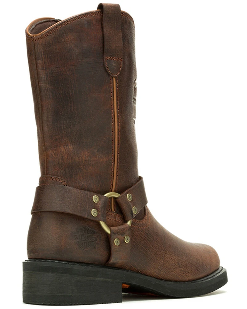 Harley Davidson Men's Hustin West Motorcycle Boots - Square Toe