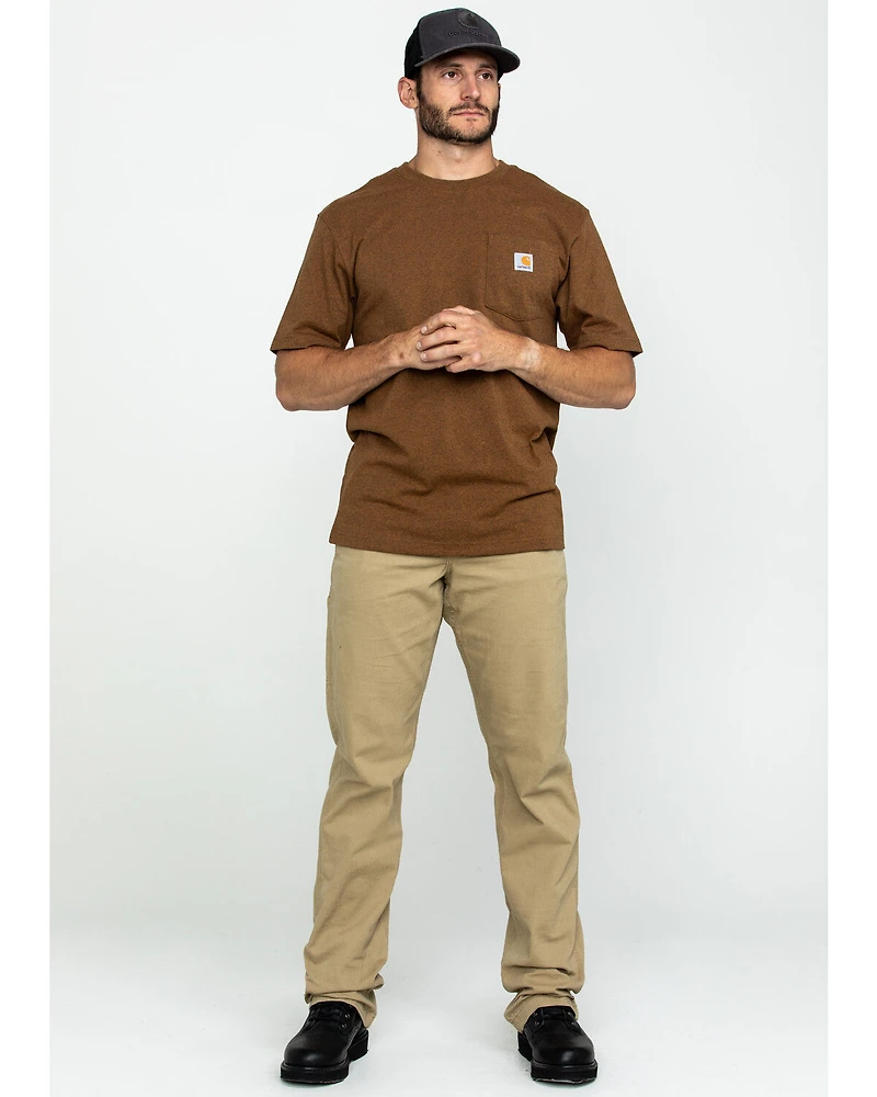 Carhartt Men's Loose Fit Heavyweight Logo Pocket Work T-Shirt - Big & Tall