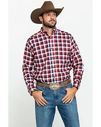Ariat Men's Elzerman Performance Flannel Long Sleeve Western Shirt