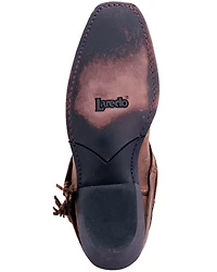 Laredo Women's Myra Ankle Fringe Western Boots - Square Toe