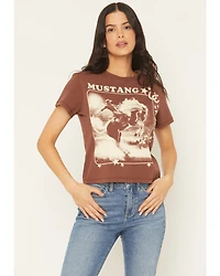 Idyllwind Women's Mustang Wild Short Sleeve Graphic Tee