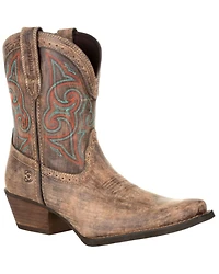 Durango Women's Driftwood Western Booties - Snip Toe