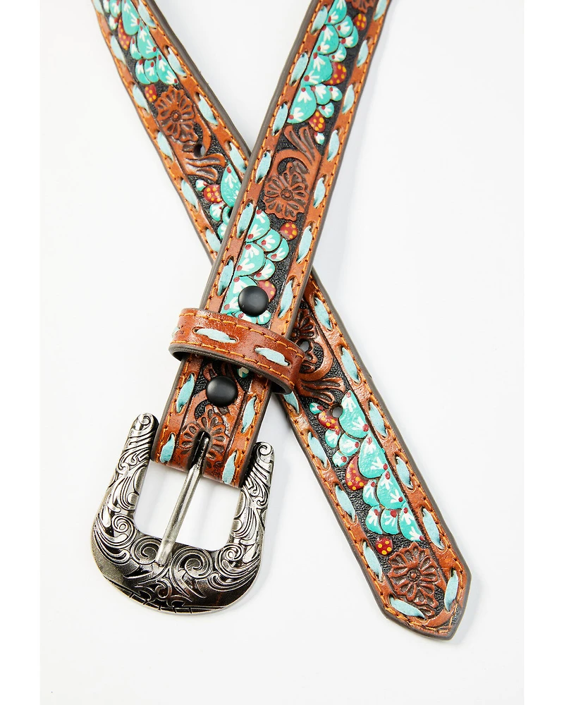 Roper Girls' Floral Hand Tooled Belt