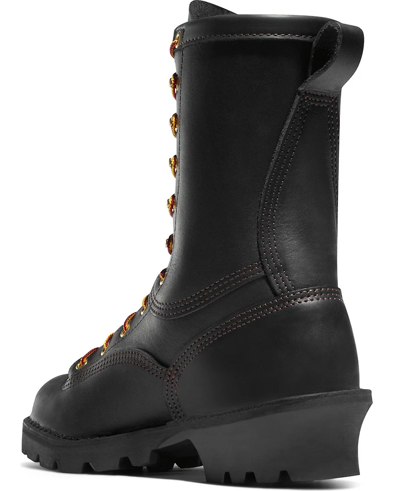 Danner Men's 10" Flashpoint II Vibram Fire Logger Outsole Work Boots - Round Toe