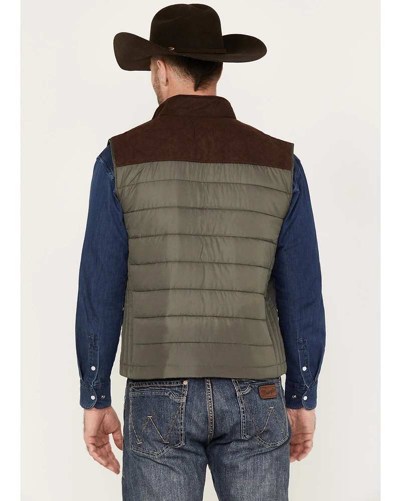 Hooey Men's Color Block Packable Vest