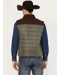 Hooey Men's Color Block Packable Vest