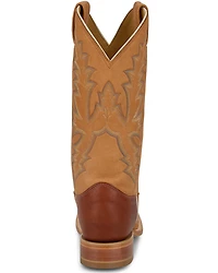 Justin Men's Boston Deerskin Tall Western Boots - Square Toe