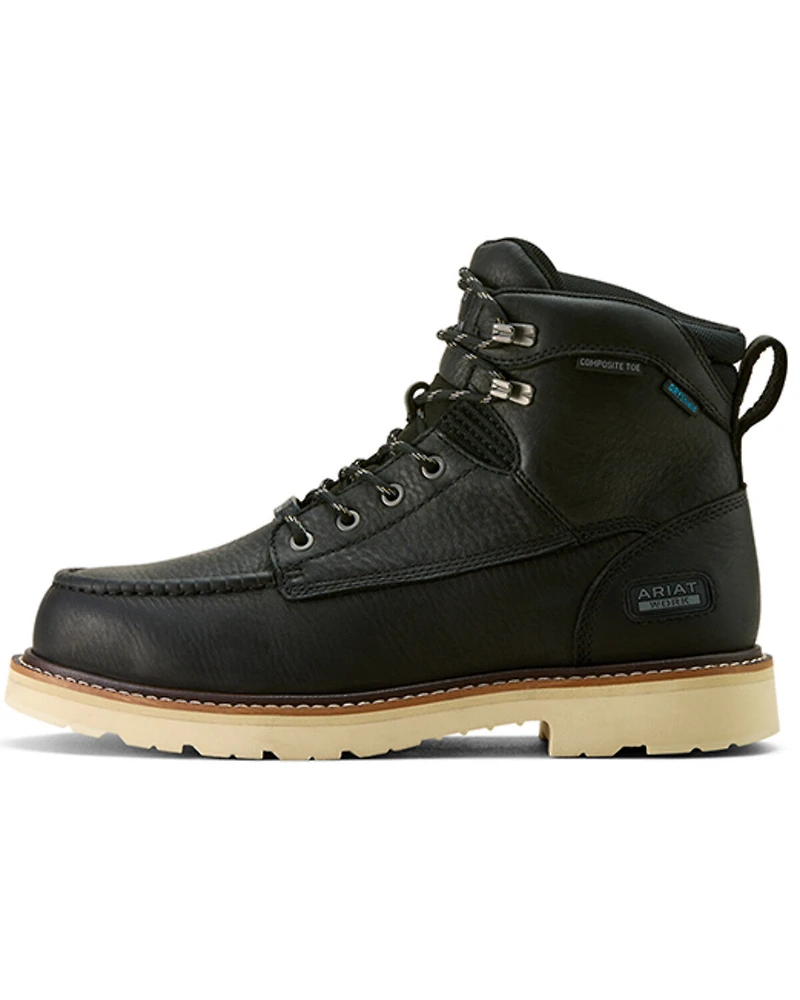 Ariat Men's 6" Rebar Lift Waterproof Moc Work Boots - Composite Toe