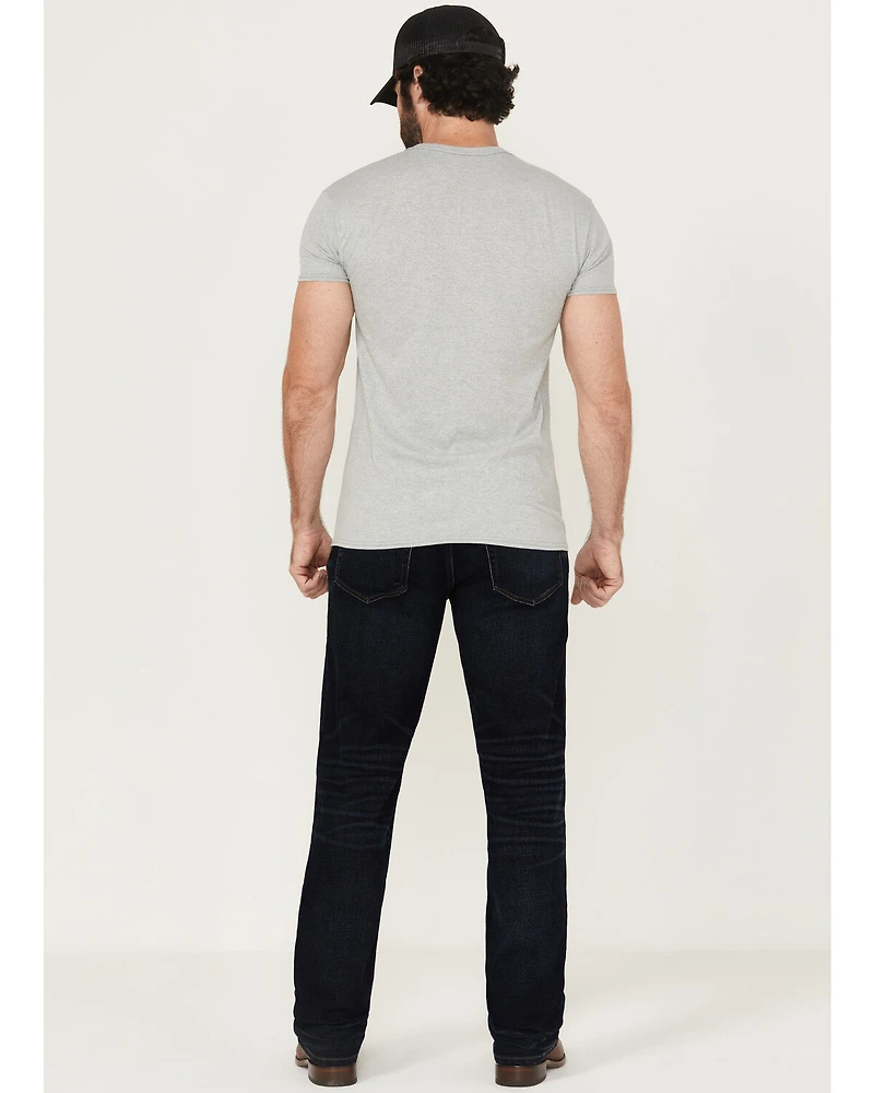 Brothers and Sons Men's Cochise Wash Tucker Slim Straight Stretch Denim Jeans
