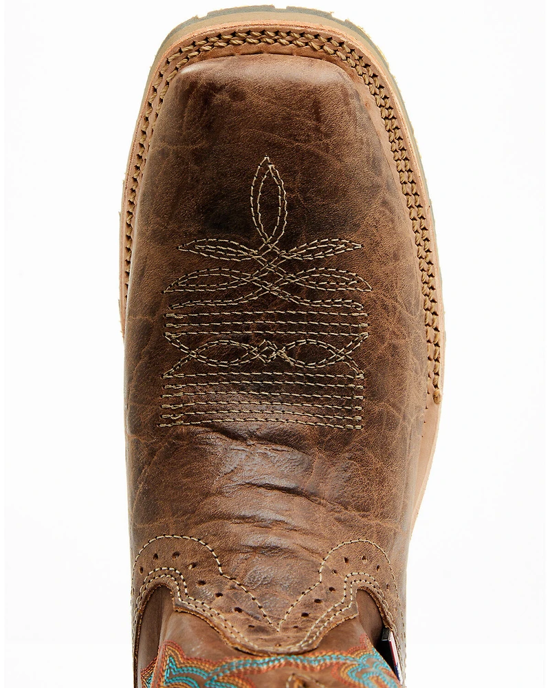 Double H Men's 11" Domestic I.C.E.™ Performance Western Boots - Broad Square Toe