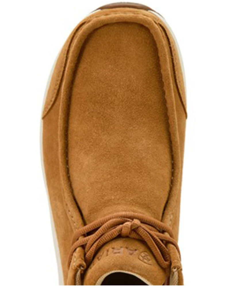Ariat Men's 4" Spitfire Lace-Up Suede Shoes - Moc Toe