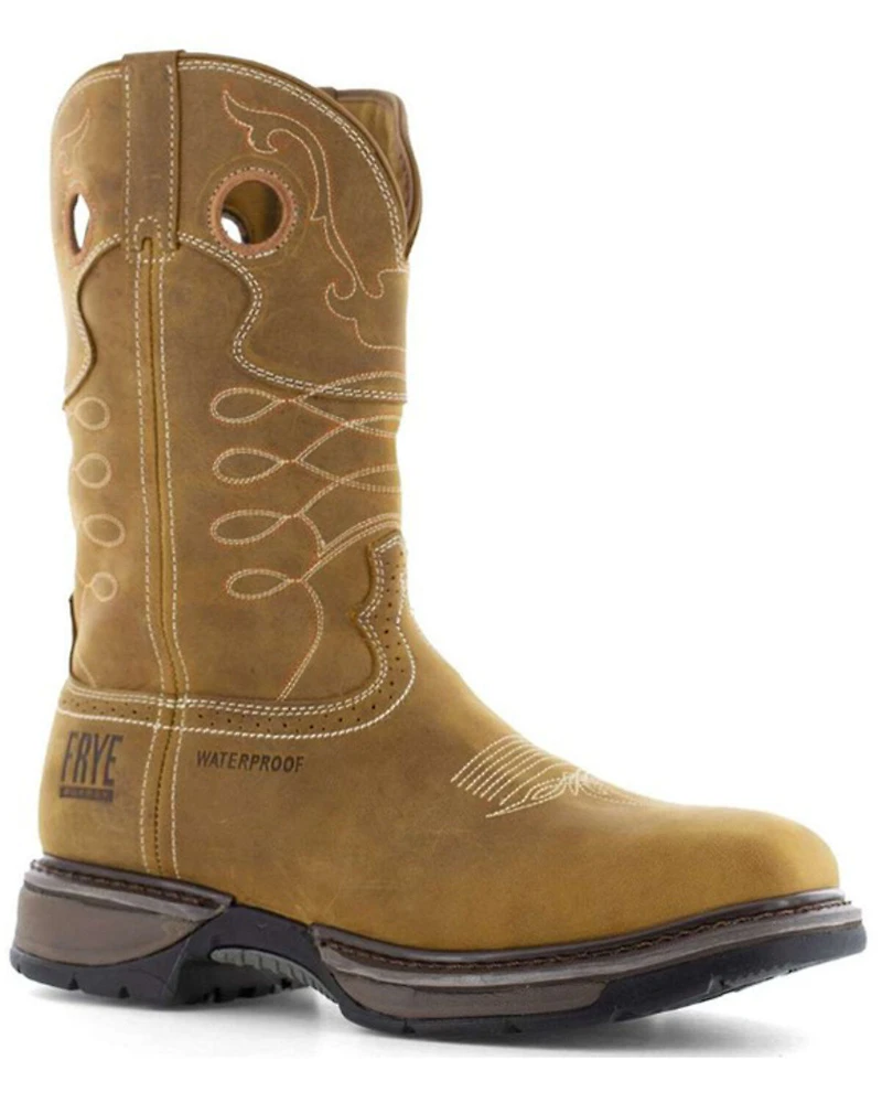 Frye Men's 10" Wellington Waterproof Work Boots - Steel Toe