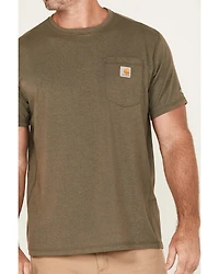 Carhartt Men's Force Relaxed Midweight Logo Pocket Work T-Shirt