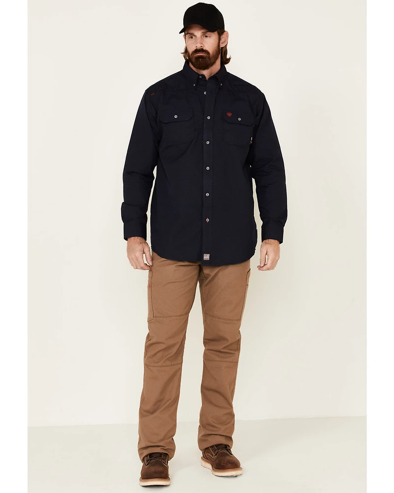 Ariat Men's FR Featherlight Long Sleeve Button Down Work Shirt