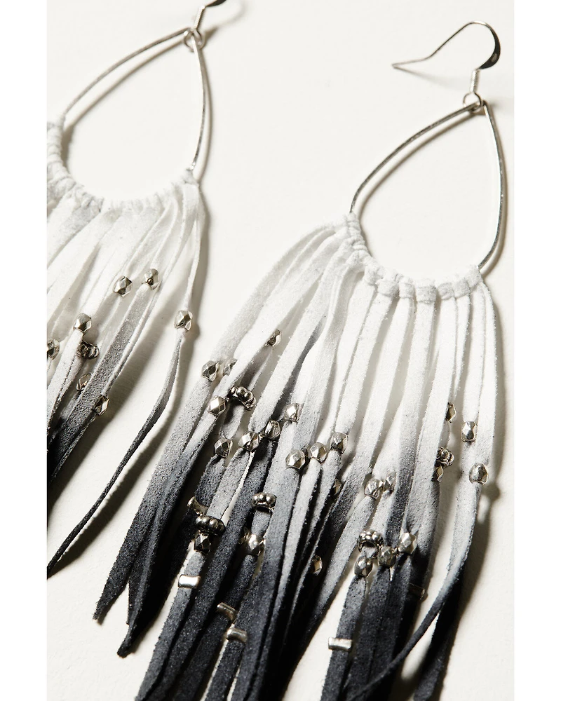 Idyllwind Women's Leather Ombre Studded Rolynn Earrings