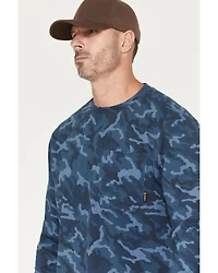 Hawx Men's Forge Camo Print Long Sleeve Work T-Shirt