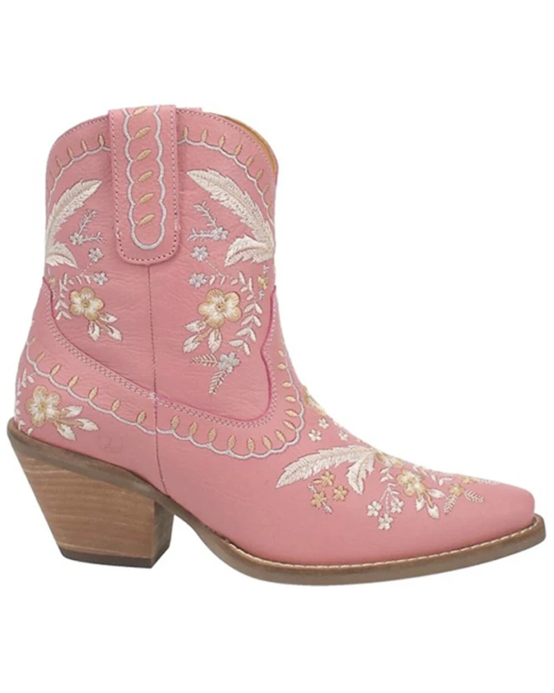 Dingo Women's Floral Western Booties - Snip Toe