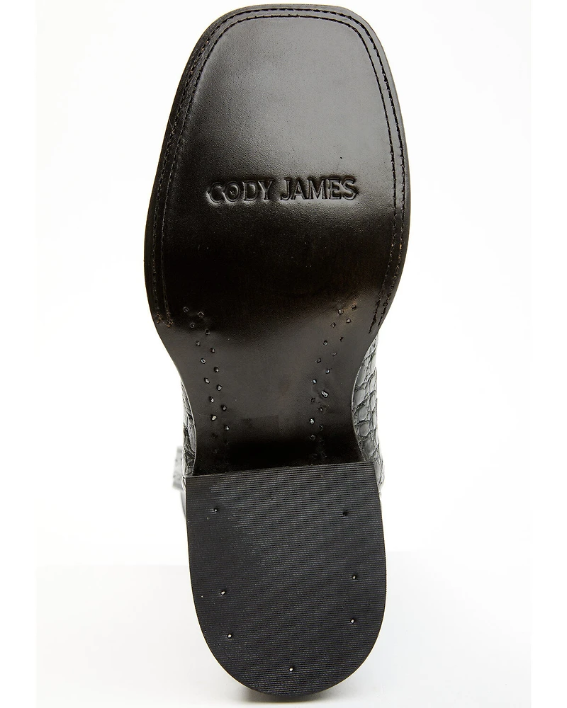 Cody James Men's Exotic Caiman Belly Western Boots - Broad Square Toe