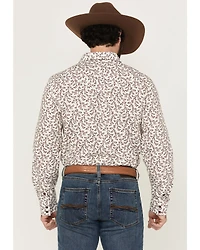 Gibson Trading Co Men's River Bank Floral Print Long Sleeve Snap Western Shirt