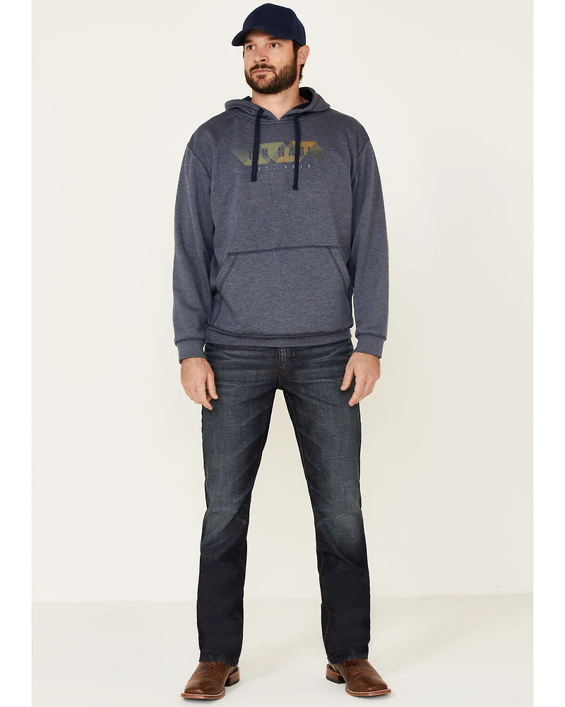 Tin Haul Men's Geometric Abstract Logo Hooded Sweatshirt
